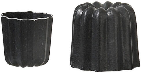 MOULES À CANNELÉS ALUMINIUM ANTI-ADHÉRENT 5.5 CM X6