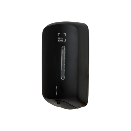 DISTRIBUTEUR À DÉTECTION OPTIQUE SAVON LOTION GEL À RÉSERVOIR TECHLINE 1L NOIR