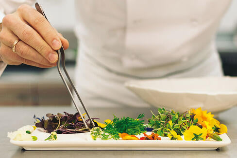 PINCE INOX DU CHEF COUDÉE 14 CM