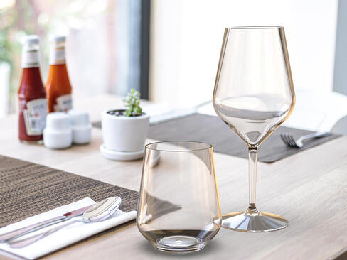 VERRES À VIN ELÉGANCE EN TRITAN 47 CL X6