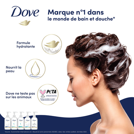 SHAMPOING CLASSIQUE DOVE 500ML FLACON X24