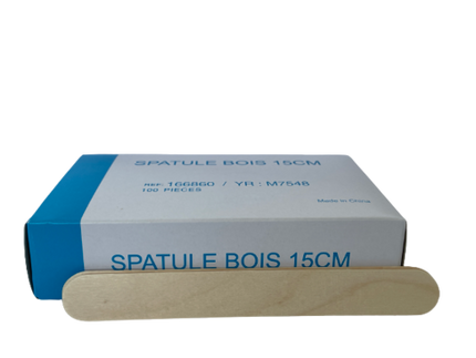 SPATULE BOIS 15CM X100