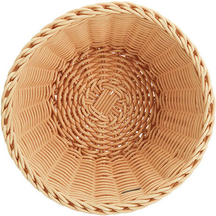 CORBEILLE À PAIN EN POLYPROPYLÈNE RONDE Ø 18 CM BEIGE