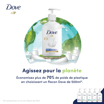 SHAMPOING CLASSIQUE DOVE 500ML FLACON X24