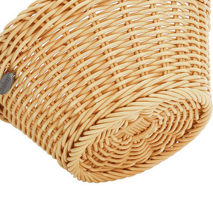 CORBEILLE À PAIN EN POLYPROPYLÈNE RONDE Ø 18 CM BEIGE